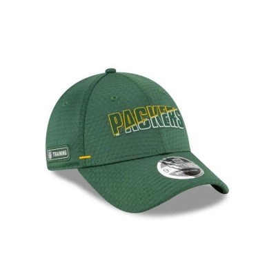 Sapca New Era Green Bay Packers NFL Official Summer Sideline Stretch Snap 9FORTY Snapback - Verzi